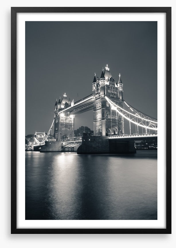 Drawbridge in darkness