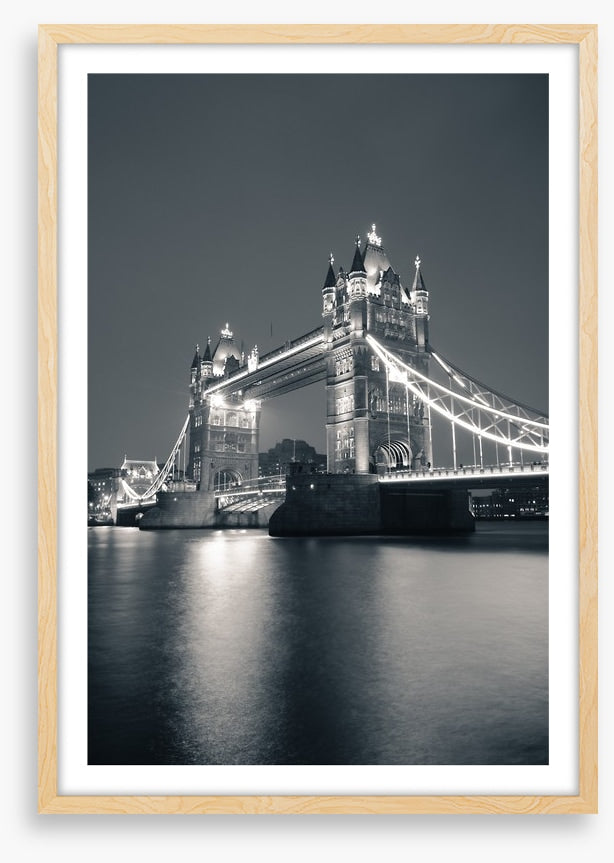 Drawbridge in darkness