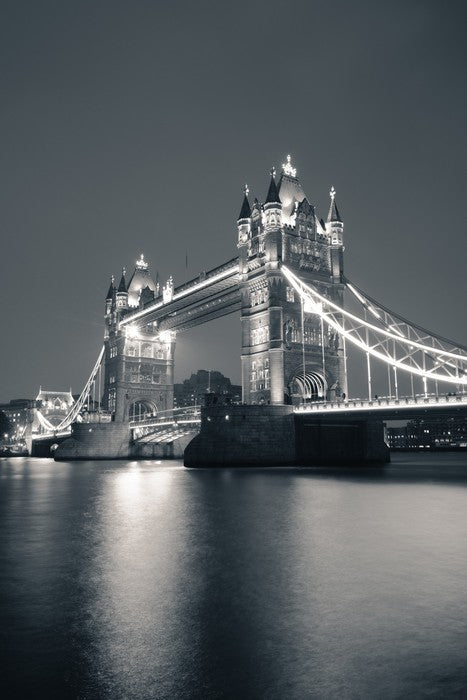Drawbridge in darkness