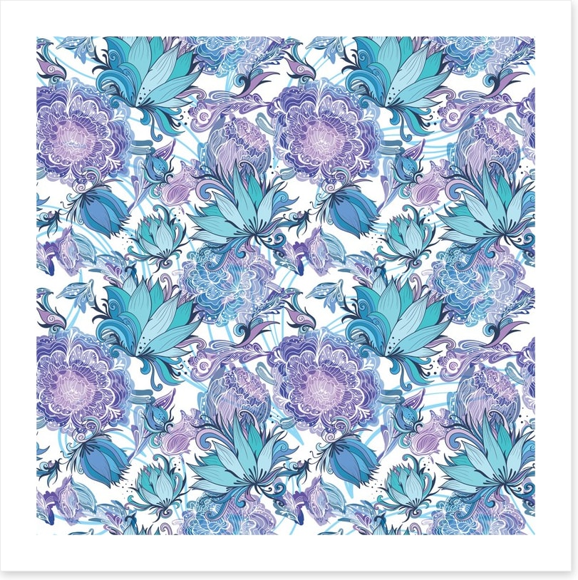 Lotus and peony