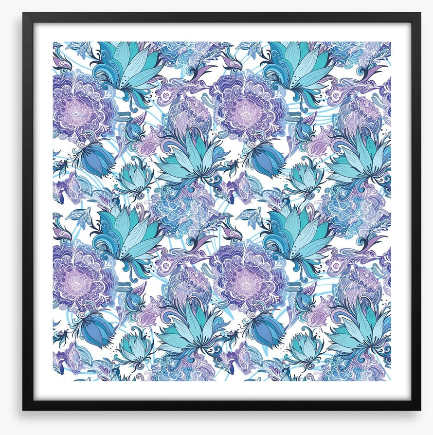 Lotus and peony