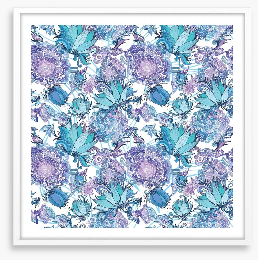 Lotus and peony