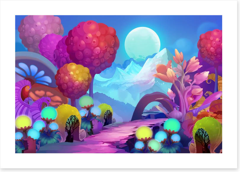 The moon forest