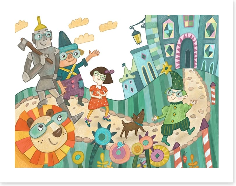 Dorothy and friends