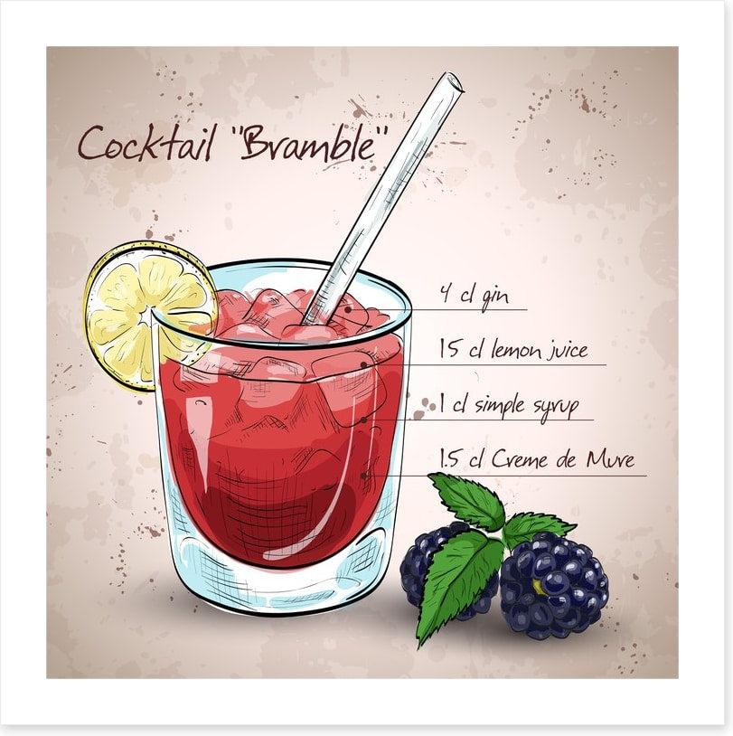 Bramble cocktail