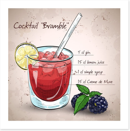 Bramble cocktail