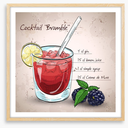 Bramble cocktail