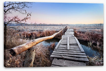 Frosty footbridge