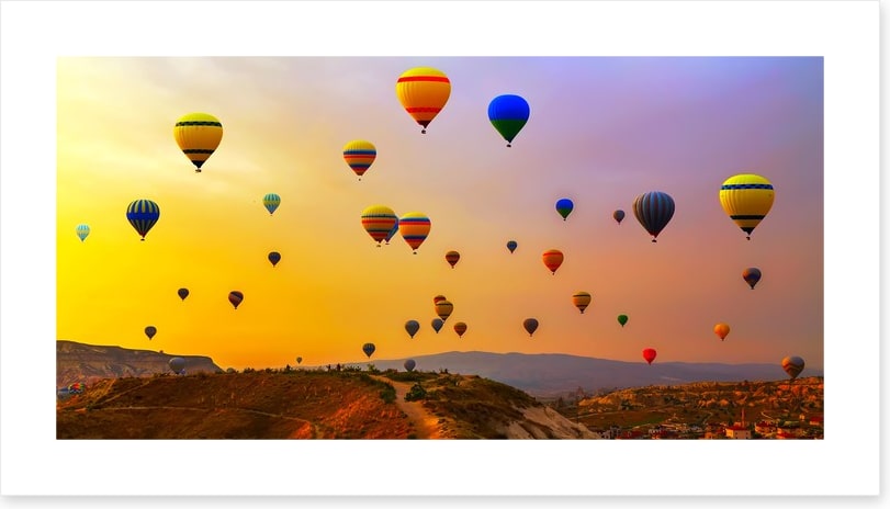 Floating into the sunset
