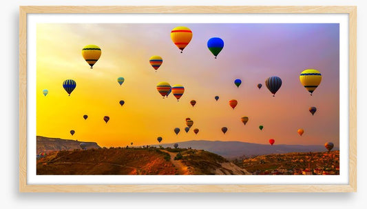 Floating into the sunset