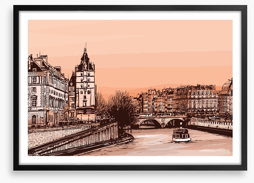 The banks of the River Seine