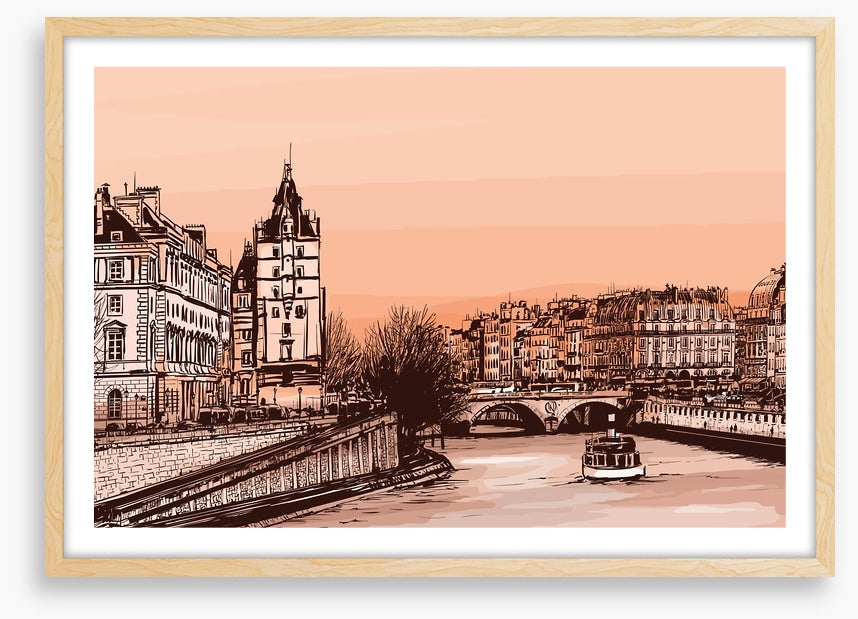 The banks of the River Seine