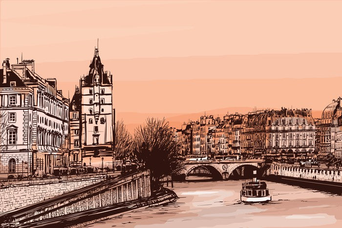 The banks of the River Seine