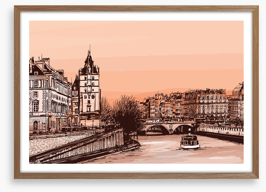 The banks of the River Seine
