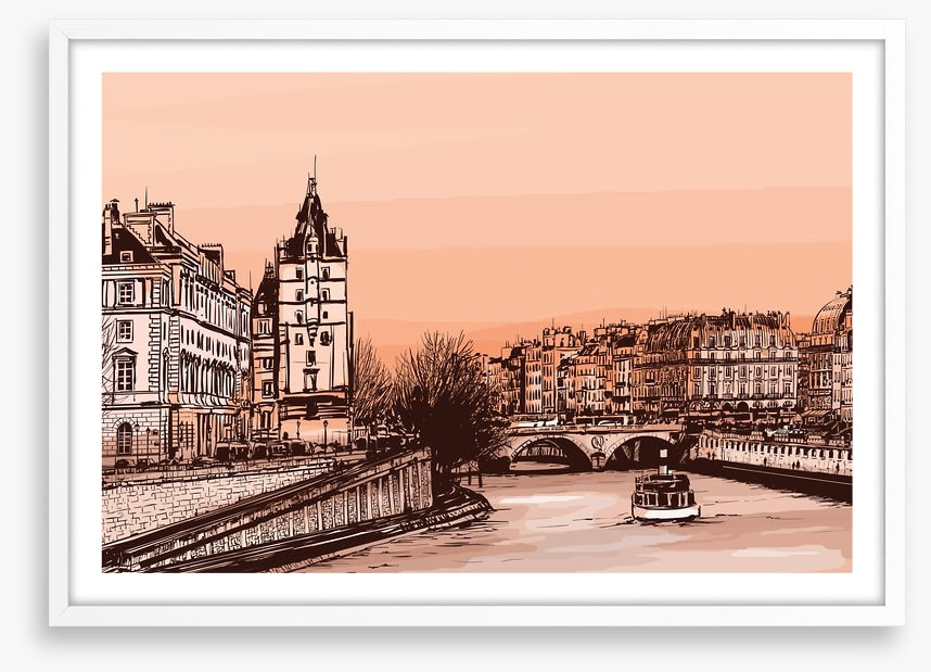 The banks of the River Seine