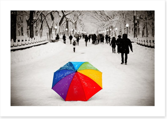 Rainbow umbrella