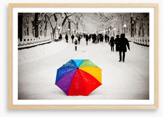 Rainbow umbrella