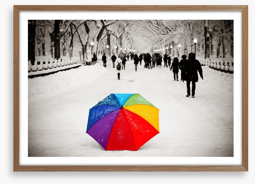 Rainbow umbrella