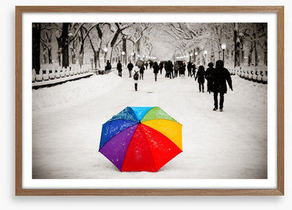 Rainbow umbrella