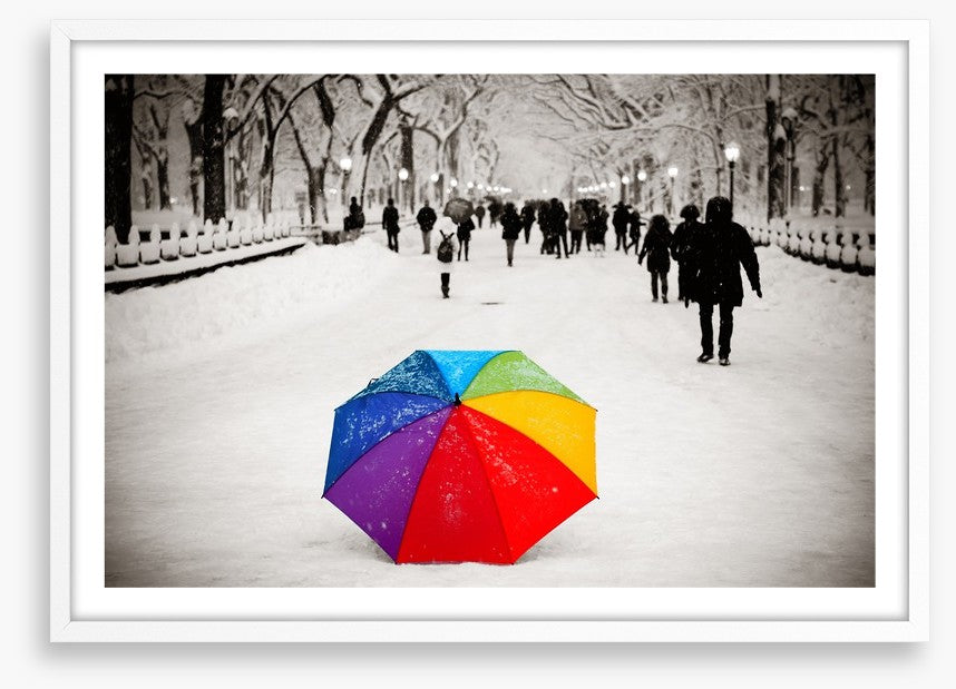 Rainbow umbrella