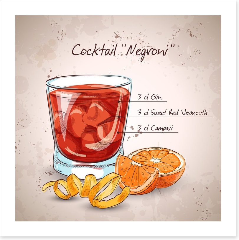 Negroni cocktail