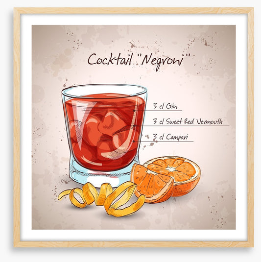 Negroni cocktail