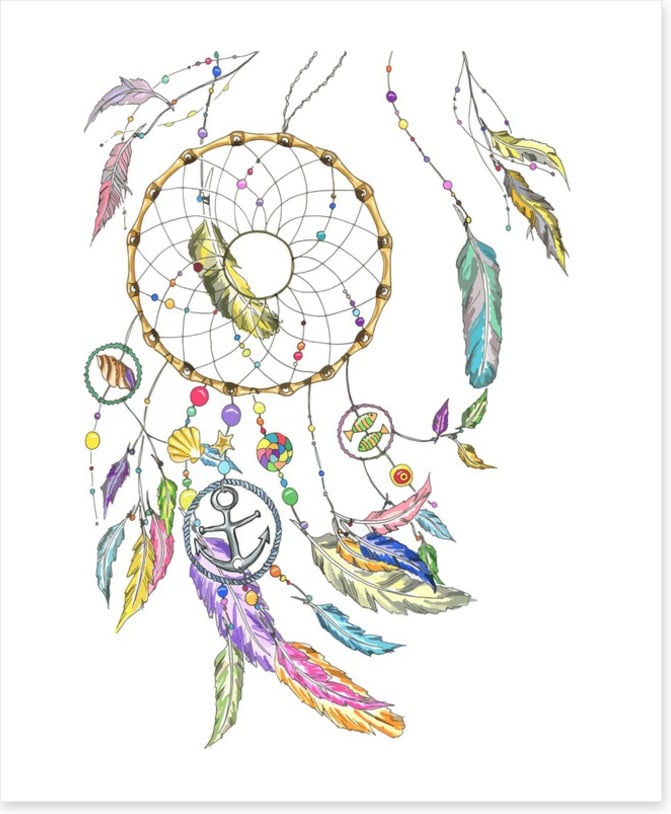 Ocean breeze dreamcatcher