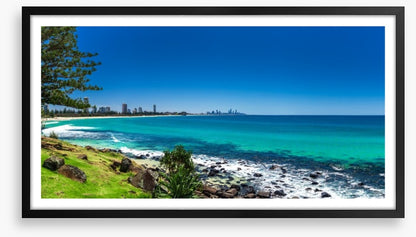 Gold Coast beach panorama