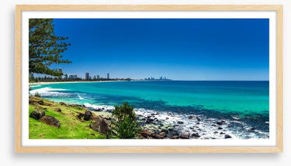Gold Coast beach panorama
