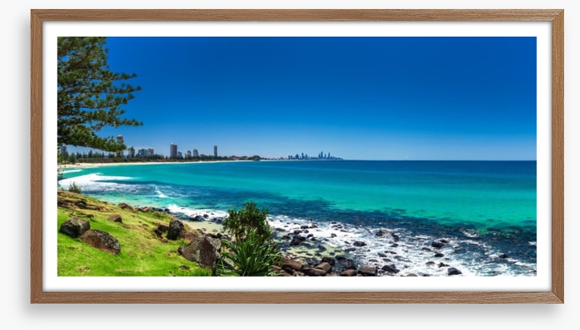 Gold Coast beach panorama