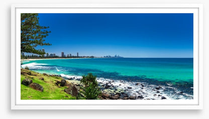 Gold Coast beach panorama