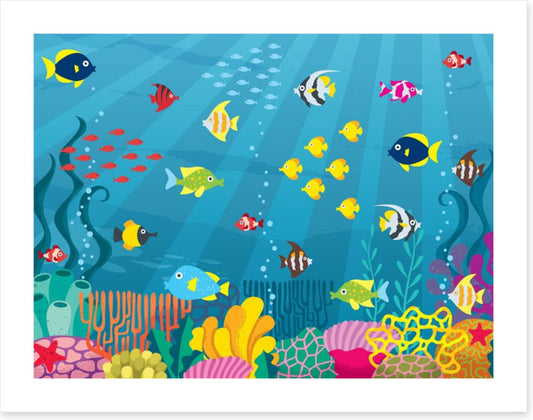 School on the reef