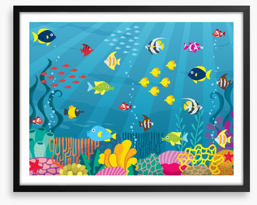 School on the reef