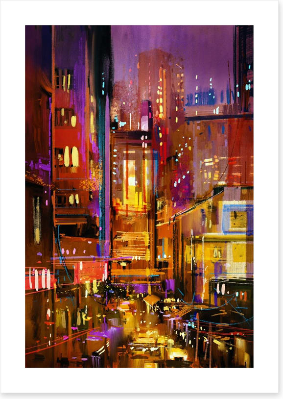 Twilight in the city