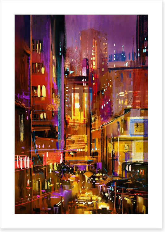 Twilight in the city