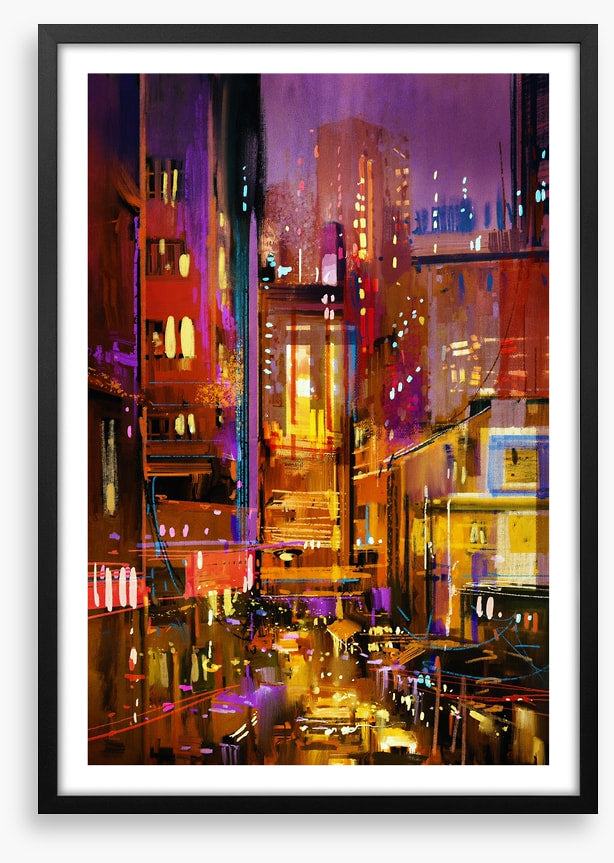 Twilight in the city