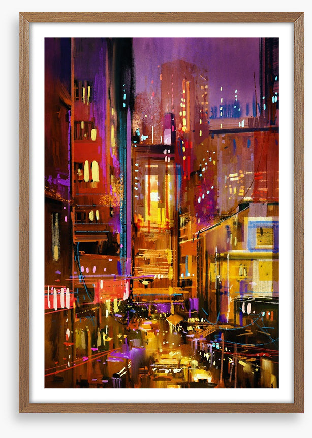 Twilight in the city