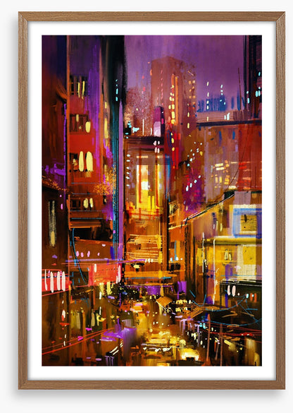 Twilight in the city