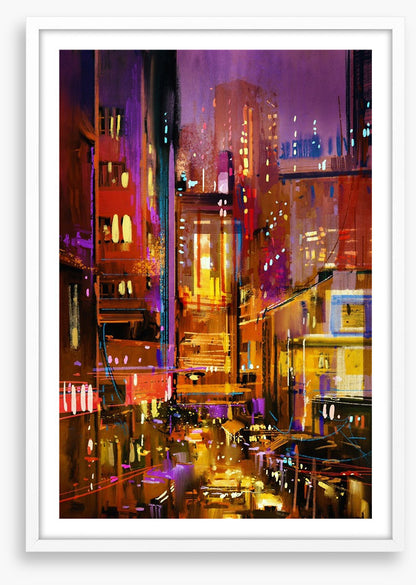 Twilight in the city