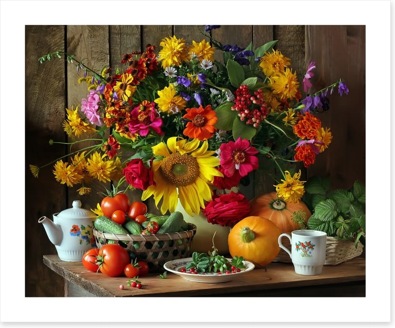 Harvest blooms
