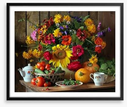 Harvest blooms