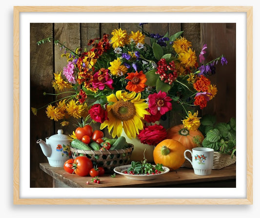 Harvest blooms