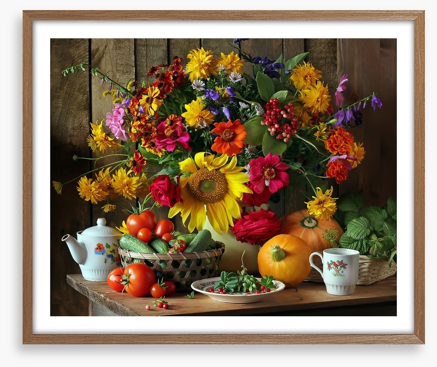 Harvest blooms