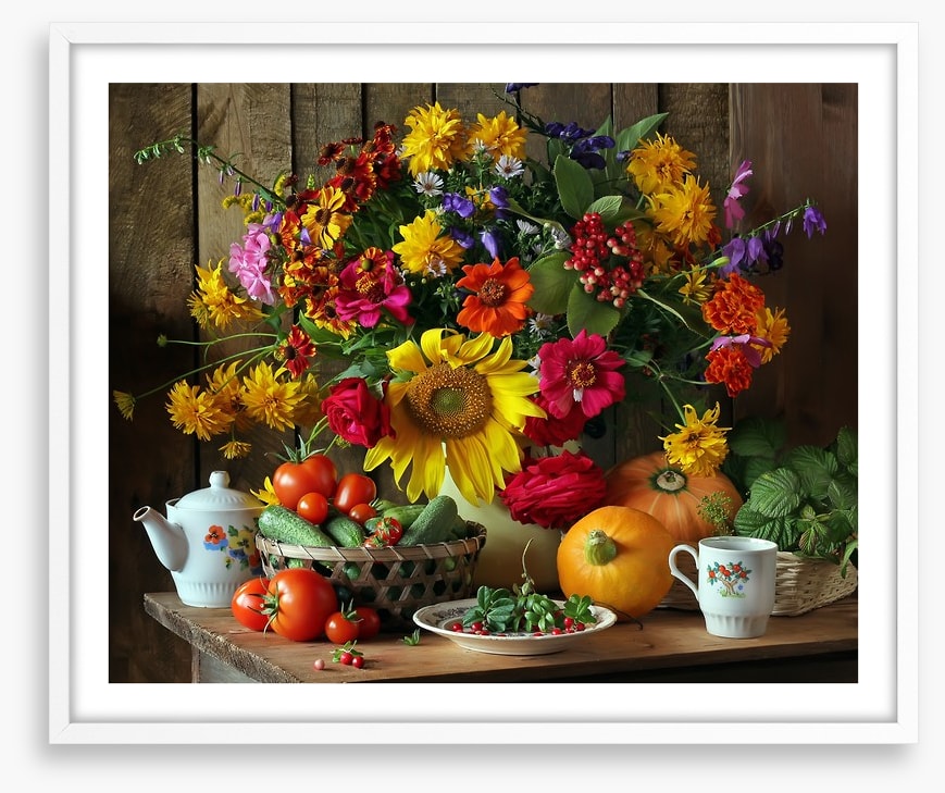 Harvest blooms