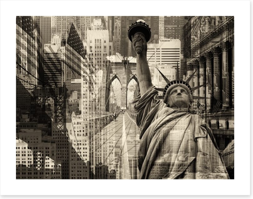Manhattan in mono