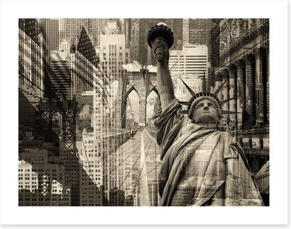 Manhattan in mono