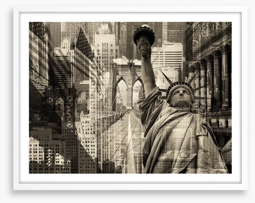 Manhattan in mono