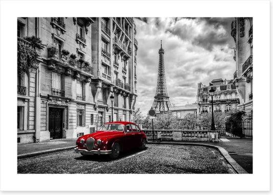 The red car