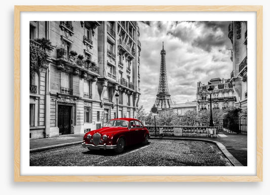 The red car