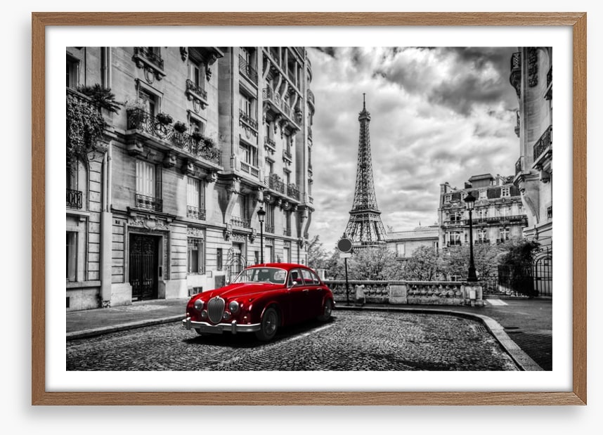 The red car